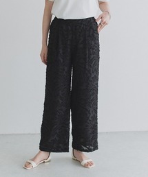 ECLAM（クラム）の「フリンジジャカードタックパンツ（その他パンツ）」