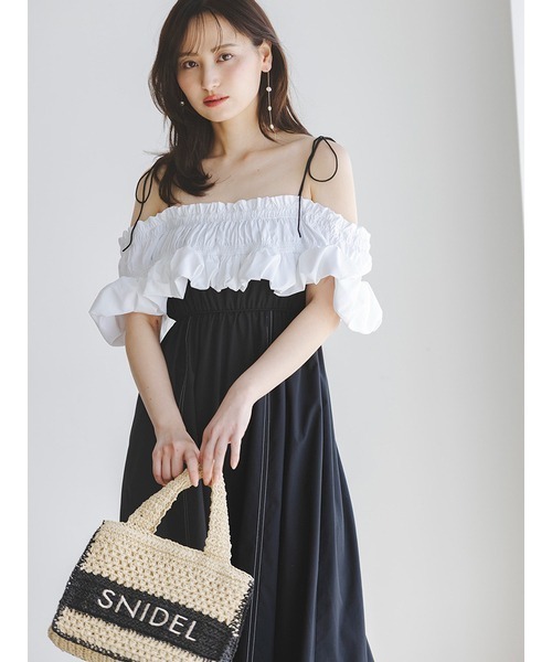 セール】スモッキングキャミワンピース（ワンピース）｜SNIDEL