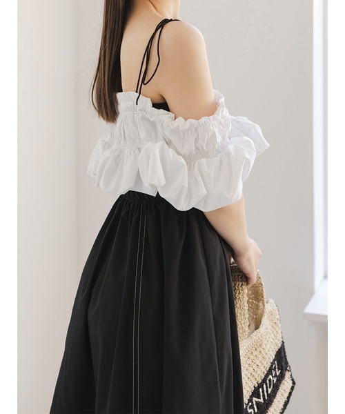 snidel スモッキングキャミワンピース SNIDEL｜スモッキングキャミワンピース | Rakuten Fashion(楽天