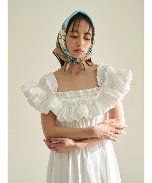 SNIDEL スナイデル スモッキングキャミワンピース WHT ホワイト 1 M スナイデル SNIDEL スモッキングキャミワンピース （WHT