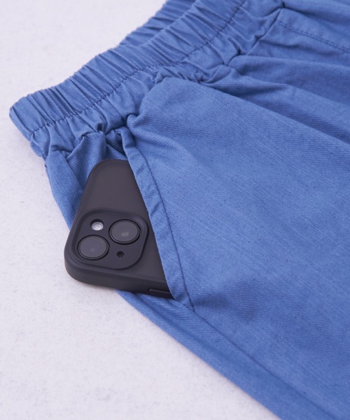 CUBE SUGAR（キューブシュガー）の「ストレッチツイルアンクルパンツ（その他パンツ・レディース・ブラック/ベージュ/ブルー/カーキ/グレー・M）」の19枚目の写真