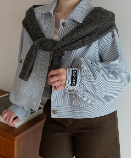 新品未使用‼️RANCLIC ストライプジャケット 新品未使用‼️RANCLIC ストライプジャケット