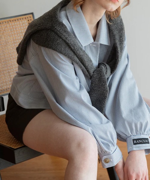 新品未使用‼️RANCLIC ストライプジャケット ストライプジャケット（その他アウター）｜RANCLIC（ランクリック）の