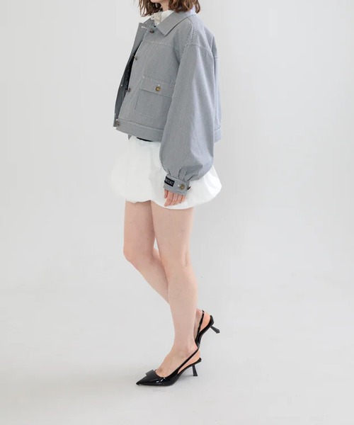 新品未使用‼️RANCLIC ストライプジャケット ストライプジャケット（その他アウター）｜RANCLIC（ランクリック）の