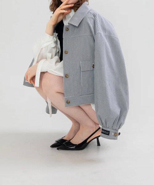 ストライプジャケット（その他アウター）｜RANCLIC（ランクリック）の