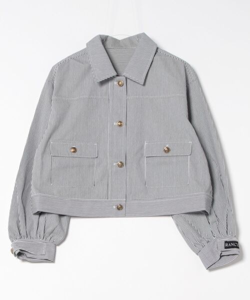新品未使用‼️RANCLIC ストライプジャケット ストライプジャケット（その他アウター）｜RANCLIC（ランクリック）の