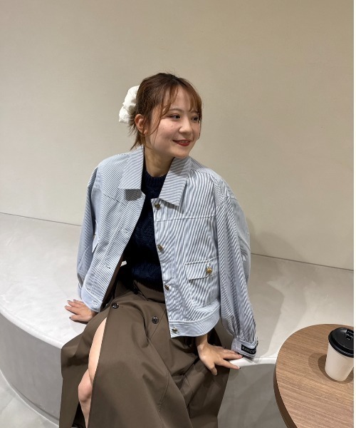 【R.a】 HbarC ストライプ ジャケット R.a】 HbarC ストライプ ジャケット H BAR C 1940s スポーツジャケット