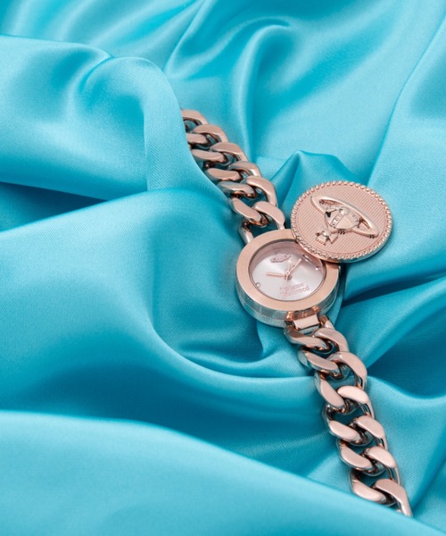 Vivienne Westwood（ヴィヴィアンウエストウッド）の「「Vivienne Westwood/ヴィヴィアン・ウエストウッド」オーブ ボタン - レディース ゴールド ダイヤル & ゴールド リンク チェーン ブレスレット（ブレスレット・レディース・ゴールド/ピンクゴールド・FREE）」の22枚目の写真