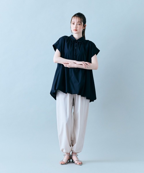 Audie a Muses(オーディアミューズ)の「スカラップカーゴパンツ(その他パンツ・レディース・ブラック/ベージュ/カーキ・38)」の6枚目の写真