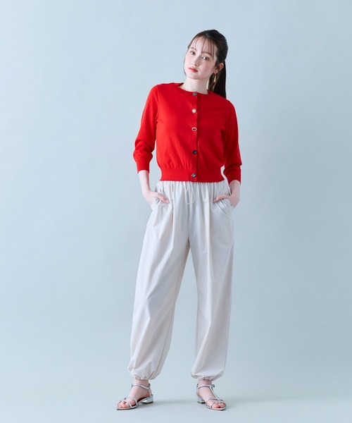 Audie a Muses(オーディアミューズ)の「スカラップカーゴパンツ(その他パンツ・レディース・ブラック/ベージュ/カーキ・38)」の14枚目の写真