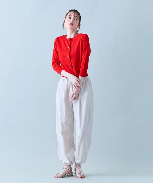 Audie a Muses(オーディアミューズ)の「スカラップカーゴパンツ(その他パンツ・レディース・ブラック/ベージュ/カーキ・38)」の15枚目の写真