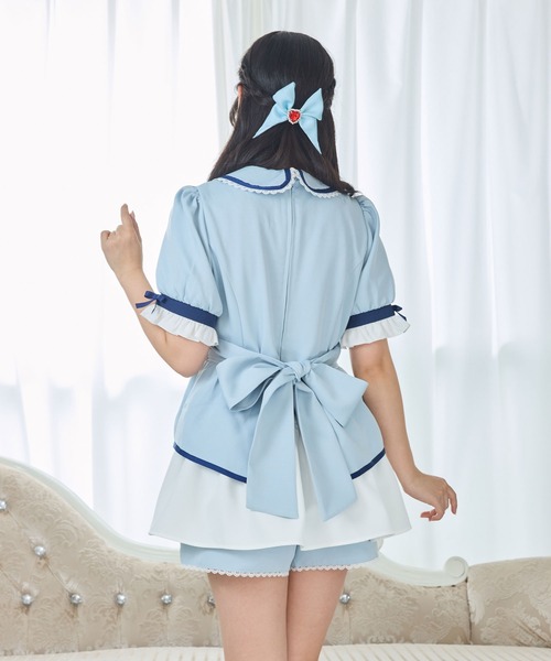 DearMyLove(ディアマイラブ)の「【Yes!プリキュア5Go!Go!×DML】キラキラビジューセットアップ(セットアップ・レディース・ライトブルー/ベビーピンク/ライトイエロー/オレンジ/ミント/ライトパープル・3L/SMALL/MEDIUM/LARGE/LL)」の18枚目の写真