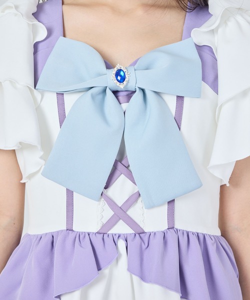 DearMyLove(ディアマイラブ)の「【Yes!プリキュア5Go!Go!×DML】キラキラビジューセットアップ(セットアップ・レディース・ライトブルー/ベビーピンク/ライトイエロー/オレンジ/ミント/ライトパープル・3L/SMALL/MEDIUM/LARGE/LL)」の9枚目の写真