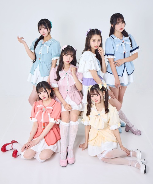 DearMyLove(ディアマイラブ)の「【Yes!プリキュア5Go!Go!×DML】キラキラビジューセットアップ(セットアップ・レディース・ライトブルー/ベビーピンク/ライトイエロー/オレンジ/ミント/ライトパープル・3L/SMALL/MEDIUM/LARGE/LL)」の8枚目の写真