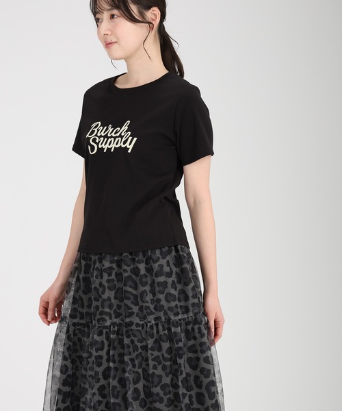 fifth(フィフス)の「レタリングロゴTシャツ(Tシャツ/カットソー・レディース・ホワイト/ブラック・M)」の8枚目の写真