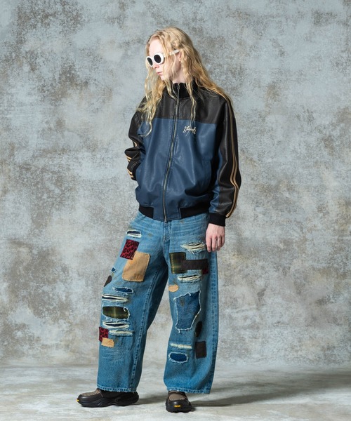 glamb（グラム）の「Mid Century Unplugged Denim / ミッドセンチュリーアンプラグドデニム（デニムパンツ・メンズ・ブラック/インディゴブルー・S/M/L）」の17枚目の写真
