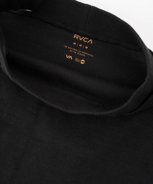 RVCA(ルーカ)の「【RVCA/ルーカ】24SS MINI RVCA RIB SKIRT/ストレッチリブウエストスリットスリムスカート(スカート・レディース・ブラック・SMALL/MEDIUM)」の2枚目の写真