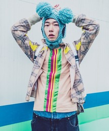 MONDEWORK（モンドワーク）の「サークルチェックブルゾン（ブルゾン）」