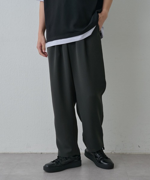 セール】WFACEワッシャーテーパードパンツ（スラックス
