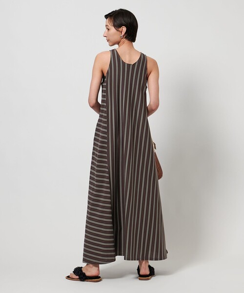 TO UNITED ARROWS(トゥーユナイテッドアローズ)の「【別注】<CURRENTAGE for TO UNITED ARROWS>ストライプ ワンピース(ワンピース・レディース・ダークブラウン・FREE)」の13枚目の写真