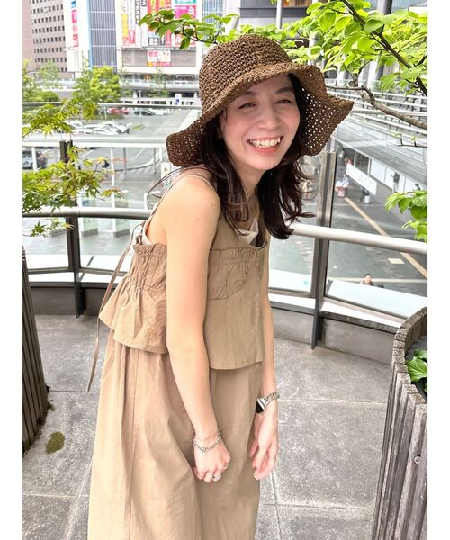 Ungrid(アングリッド)の「キャミデザインワンピース(ワンピース・レディース・ブルー/ブラック/カーキ・FREE)」の8枚目の写真