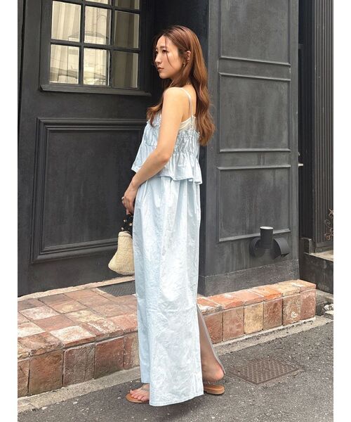 Ungrid(アングリッド)の「キャミデザインワンピース(ワンピース・レディース・ブルー/ブラック/カーキ・FREE)」の10枚目の写真