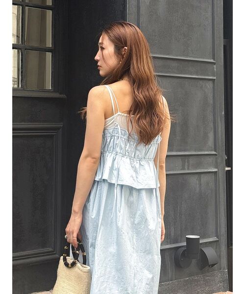 Ungrid(アングリッド)の「キャミデザインワンピース(ワンピース・レディース・ブルー/ブラック/カーキ・FREE)」の12枚目の写真