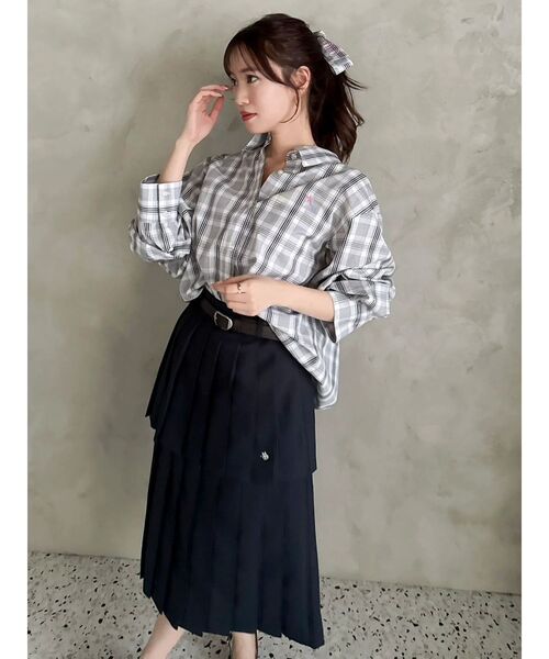 POLO BCS(ポロ ビーシーエス)の「【POLOBCSコラボ】マルチウェイオーバーシャツ(シャツ/ブラウス・レディース・オフホワイト/その他1/ピンク・FREE)」の12枚目の写真