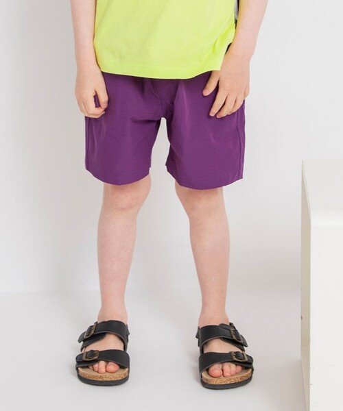 BRANSHES（ブランシェス）の「【丈夫／ストレッチ／水遊びOK】レジャーライトパンツ（その他パンツ・キッズ・ブラック/カーキ/エメラルド/パープル・150/130/120/90/100/110/140）」の4枚目の写真