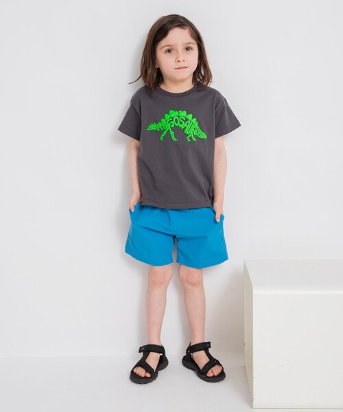 BRANSHES（ブランシェス）の「【丈夫／ストレッチ／水遊びOK】レジャーライトパンツ（その他パンツ・キッズ・ブラック/カーキ/エメラルド/パープル・150/130/120/90/100/110/140）」の17枚目の写真