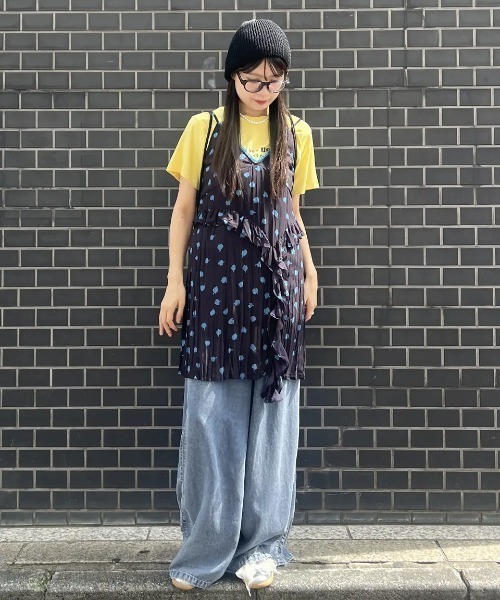 ROSE BUD（ローズバッド）の「FLOWER PRINT DRESS（ワンピース・レディース・ブラック/ベージュ・ONE SIZE）」の13枚目の写真