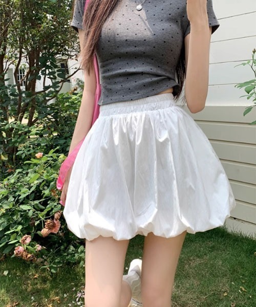 セール】【Mayree】サテン バルーン ミニスカート（その他パンツ