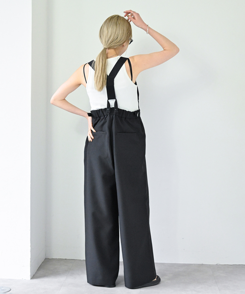 追加3 アメスリ*サスペンダーパンツ2点SET（スラックス）｜OUTDOOR