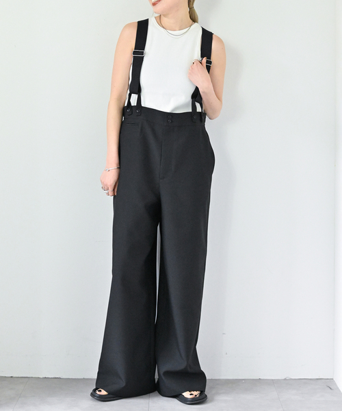 値下【OutdoorProducts】アメスリサスペンダーパンツSET ベージュ OUTDOOR PRODUCTS Usual Things｜追加3 アメスリ*サスペンダー