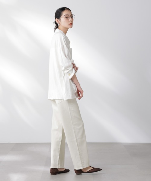 Healthy denim（ヘルシーデニム）の「Healthy DENIM/別注 Pink Pepper Midrise ワイドデニム（デニムパンツ・レディース・ベージュ系その他・22/23/24/25）」の6枚目の写真