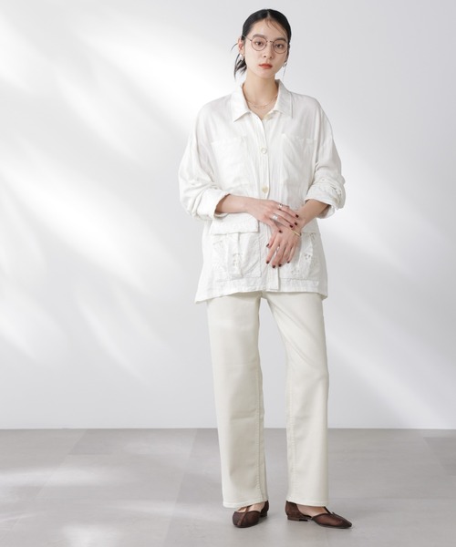 Healthy denim（ヘルシーデニム）の「Healthy DENIM/別注 Pink Pepper Midrise ワイドデニム（デニムパンツ・レディース・ベージュ系その他・22/23/24/25）」の10枚目の写真