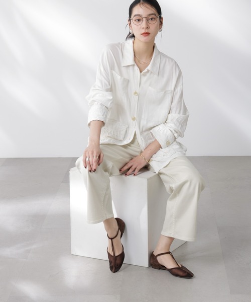 Healthy denim（ヘルシーデニム）の「Healthy DENIM/別注 Pink Pepper Midrise ワイドデニム（デニムパンツ・レディース・ベージュ系その他・22/23/24/25）」の11枚目の写真