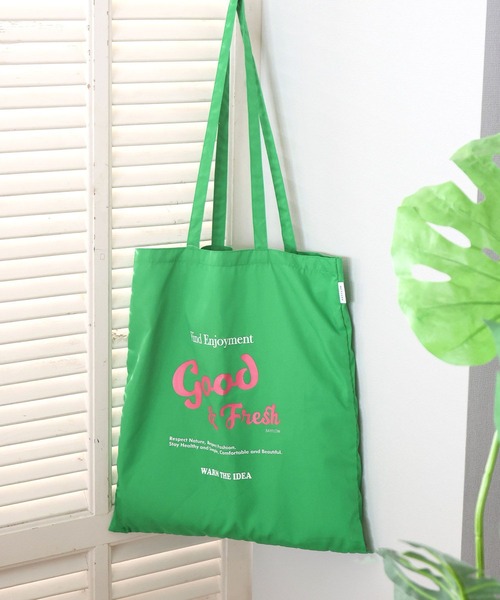 BAYFLOW（ベイフロー）の「BF TYPOトート2（トートバッグ・レディース・ブルー/イエロー・0）」の6枚目の写真