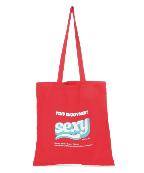 BAYFLOW（ベイフロー）の「BF TYPOトート2（トートバッグ・レディース・ブルー/イエロー・0）」の8枚目の写真