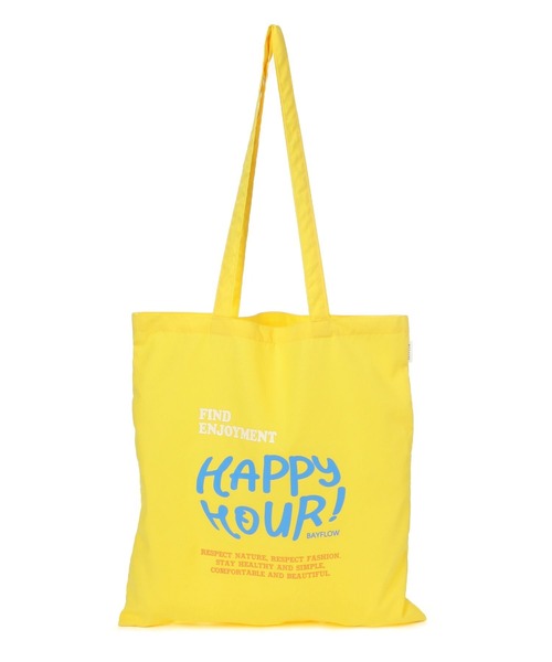 BAYFLOW（ベイフロー）の「BF TYPOトート2（トートバッグ・レディース・ブルー/イエロー・0）」の10枚目の写真