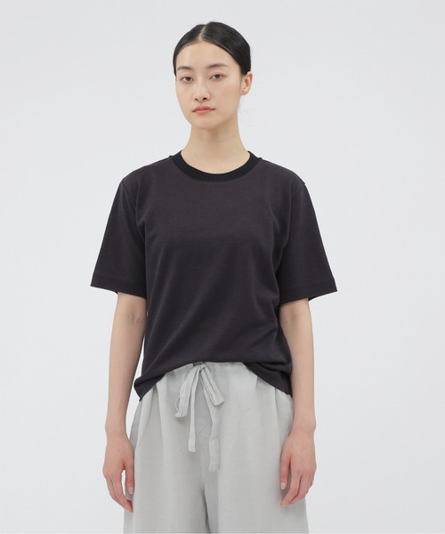 MARGARET HOWELL（マーガレットハウエル）の「PLATED LINEN COTTON TOP