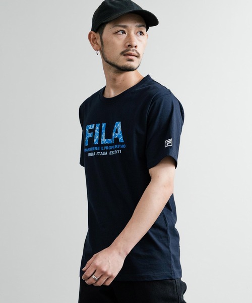 FILA(フィラ)の「FILA フィラ ワンポイントロゴ刺繍 BOX/サークル/アーチプリントクルーネック半袖Tシャツ(Tシャツ/カットソー・メンズ・カーキ/ブラック/ホワイト/ブラック系1/グレー系1/ネイビー系1/カーキ系1/ブルーグレー/グレイッシュベージュ/ホワイト系/ホワイト系1/ホワイト系2/グレー系2/杢グレー/ブラック系2/ネイビー系/ネイビー系2/ブラック系/カーキ系/ネイビー・M/L/LL)」の17枚目の写真