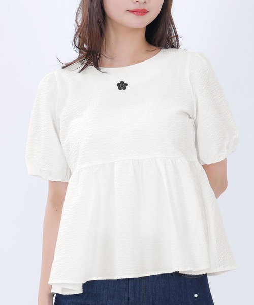 ダブルリボンペプラム ブラウス MARY QUANT ONLINE SHOP｜マリークヮントオンラインショップ