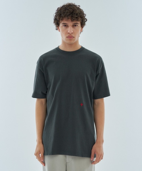 ESTNATION（エストネーション）の「aftersunshine  / ショートスリーブカットソー（Tシャツ/カットソー・メンズ・ブラウン/ホワイト/チャコールグレー・LARGE/MEDIUM）」の3枚目の写真
