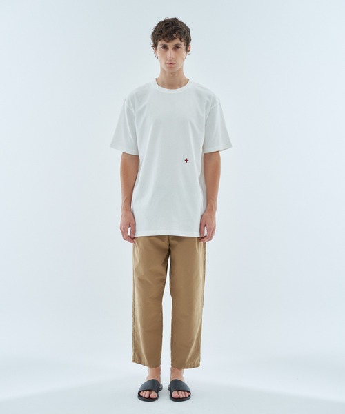 ESTNATION（エストネーション）の「aftersunshine  / ショートスリーブカットソー（Tシャツ/カットソー・メンズ・ブラウン/ホワイト/チャコールグレー・LARGE/MEDIUM）」の9枚目の写真