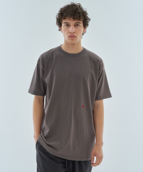 ESTNATION（エストネーション）の「aftersunshine  / ショートスリーブカットソー（Tシャツ/カットソー・メンズ・ブラウン/ホワイト/チャコールグレー・LARGE/MEDIUM）」の12枚目の写真