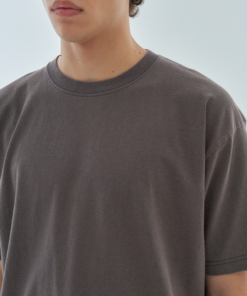 ESTNATION（エストネーション）の「aftersunshine  / ショートスリーブカットソー（Tシャツ/カットソー・メンズ・ブラウン/ホワイト/チャコールグレー・LARGE/MEDIUM）」の13枚目の写真