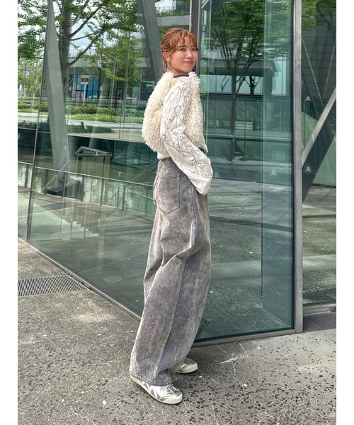 ニット セーター 2Way透かし編みルーズニット レディース Ungrid ニット セーター 2Way透かし編みルーズニット レディース