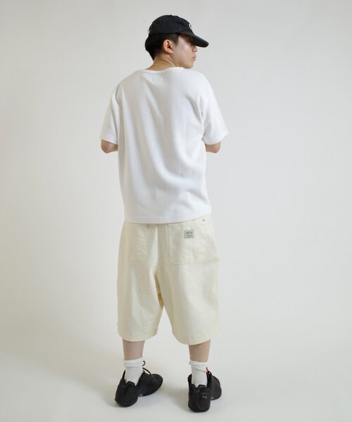 Sourcream（サワークリーム）の「【Sourcream/サワークリーム】ワッフルヘンリーネックTEE / 2サイズ（Tシャツ/カットソー・レディース・ホワイト/グレー/チャコールグレー/ブラック・LARGE/MEDIUM）」の6枚目の写真