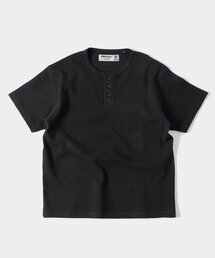 【Sourcream/サワークリーム】ワッフルヘンリーネックTEE / 2サイズ